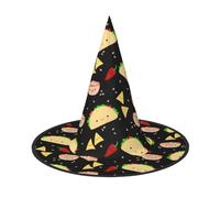 YUBVCF Tuesday Party Printing Women Halloween Cap For Cosplay Oxford Cloth Halloween Hat For Masquerade Parties