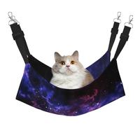 YUBVCF Universe Galaxy Star Space Soft Pet Bed Fit Ferret,Kitten,Puppy,Small Dog,Adjustable Strap