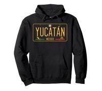 Yucatan Mexico License Plate Maya Yucateco Mexicano Azteca Pullover Hoodie