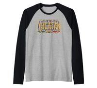 Yucatan Mexico License Plate Maya Yucateco Mexicano Azteca Raglan Baseball Tee
