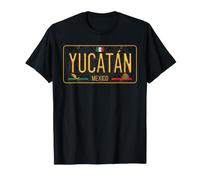 Yucatan Mexico License Plate Maya Yucateco Mexicano Azteca T-Shirt