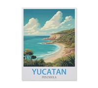 Yucatan Peninsula，Wooden Jigsaw Puzzle 1000 Pieces Adult Toys Decompression Game（75x50cm）-IF82