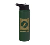 Yucatan Scuba Diver Mayan Cenote Explorer Stainless Steel Insulated Water Bottle
