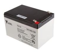 YUCEL 12V 14Ah Rechargeable AGM Battery-ideal for mobility scooters and leisure.