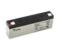 Yucel/Yuasa Y2.1-12 Sealed Lead Acid Battery 12v 2.1ah Fire Alarm Panel Back Up
