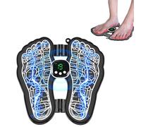 YUCEN EMS/TENS Foot Massager,Tens Machine for Pain Relief and Improve Circulation,LCD Display with 8 Modes 19 Intensities,Relax Your Foot/Knee/Arm with Rechargeable