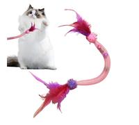yuchdzexu Chew Rope Toy for Cats,Cat Chewing Rope Catnip Toy | Bored Animals Interactive Cord Teaser with Bell for Small-to-Large Breeds Study Room Bedroom Living Room