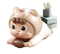 yuchdzexu Crawling Toy - Interactive Musical Electric Moving Learn Climbing Doll | Toys to Encourage Crawling - for Girl Boys School Kindergarten Home Birthday Shower