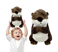 yuchdzexu Cute Otters - Cute Animal Otters - 20cm 7.87inch Brown Stuffed Sea For Babies, Soft Huggable For Children