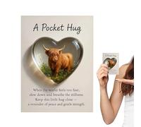 yuchdzexu Inspirational Cards,Cow Pattern Mindfulness Motivational Postcards,Inspirational Kindness Cards | for Women Men Girls Teens Students Friends Family