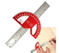 yuchdzexu Protractor Angle Finder,Aluminum Alloy Measuring Tool | Angle Ruler Measurement Tool | for Marking Carpenters Architects Students Engineers