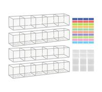 yuchdzexu Straw Holder For Cabinet Door, Adhesive Acrylic Cabinet Drinking Straw Organizers, Reusable Kitchen Accessories Storage for Brush Chopsticks Spoon Cupboard Cafe Bar Restaurant