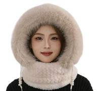 yuchdzexu Winter Russian Hat, Furry Hats for Women,Djustable Windproof Flexible Ear Protection,Flexible Windproof Gear, for Snow Hiking Running Motorcycle Mountaineering