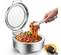 YUCHENGTECH Electric Chafing Dish Buffet Set 6.43 Quart Temp-Adjustable