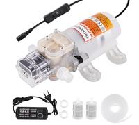 YUCHENGTECH Homebrew Beer Pump Electric Wine Transfer Pump Food Grade Self-Priming Pump Speed Adjustable with 4m Hose & 2 Filters Low Noise Ideal for Pumping Wine Beer Beverages 220V