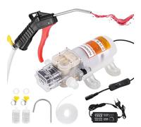 YUCHENGTECH Homebrew Beer Pump Electric Wine Transfer Pump with Flow Control & Auto Start-Stop, Includes Liquid Filling Gun, 4m Hose and 2 Filters Low Noise Ideal for Pumping Wine Beer Beverages