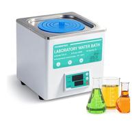 YUCHENGTECH Lab Water Baths Digital Water Bath Heater Thermostatic Water Bath 300W with Selectable Openings for Lab Use Food Heating Chemical Biological Experiment (3L)