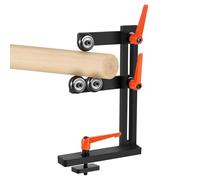 YUCHENGTECH Wood Lathe Steady Rest Lathe Tools L Type Woodworking Cast Iron Steady Rest Woodworking Lathe Center Frame with Three Adjustable Wheels Within 12in Woodworking Lathes