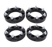 YUCHENSHLP 4 x 30mm Aluminium Black Hubcentric Wheel Spacer Fits for Mitsubishi L200, Pajero/Shogun