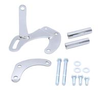 YUCHENSHLP Short Water Pump Power Steering Pump Bracket Fits for SBC Small Block Chevy 283 305 327 350 383 400 With SWP