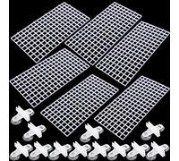 YuChiSX 6-Piece Aquarium Grid, Fish Tank Separator, Plastic Divider for Mixed Breeding