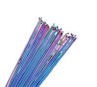 YUCHUANGYE Bicycle Spokes 10 Pcs Bike Radius 26 27.5 29 Inch Wheel Rainbow Bicycle Spokes Rim Mountain Road Stainless SteeL 259 261 271 273 291 293mm(10 pcs 263mm)