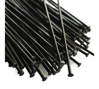 YUCHUANGYE Bicycle Spokes 15 Pcs Bicycle Spoke Steel Wire Stainless 14G 2.0mm Straight Head Pull Round Accessories(159mm)