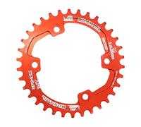 YUCHUANGYE Chainring Chain Ring Round 30T/32T/34T/36T/38 96 BCD Cycling Bike Bicycle Chainwheel Tooth Plate Chainrings For Bikes(38T,Red)