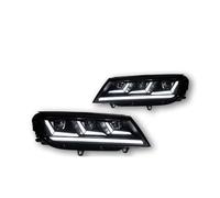 YUCHUJCGSS Car Headlight Headlamp For VW For Touareg 2016-2019 LED Headlight Headlights Head Lamp DRL Turn Signal good Beam Angel Eye Projector Lens