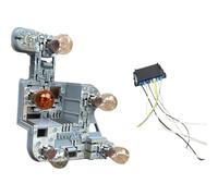 YUCHUJCGSS Car Rear Circuit Board For Benz W204 C Class C180 C200 C280 C300 C320 2007-2011 Tail Light Lamp Bulb Holder Circuit Board Base Accessories Tail Lamp Circuit Board(Left A Set)