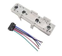 YUCHUJCGSS Car Rear Circuit Board For VW For Skoda For Octavia 2006 2007 2008-2012 Rear Light Bulb Holder Tail Bracket Hold With Cable 1Z5945257A Tail Lamp Circuit Board(Left L)