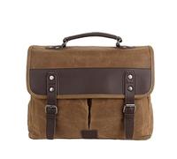 YUCHUJCGSS Motorcycle Saddle Bag Universal Motorcycle Side Bag Quick-Easy Large Capacity Travel Bags Saddlebags Canva Motorbike Waterproof(1pc Brown)