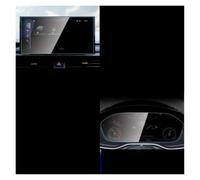 YUCHUJCGSS Navigation Screen Protector For A4 A4L For A5 For Q5 S4 S5 2020-2024 Tempered Glass Screen Protector Film Car Navigation Interior Accessories(2 pcs)