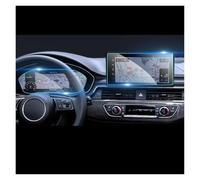 YUCHUJCGSS Navigation Screen Protector For A4 S4 For A5 S5 2020-2023 Tempered Glass Navigation Screen LCD Protective Film Instrument Film Car Interior(2 pieces)