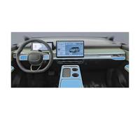 YUCHUJCGSS Navigation Screen Protector For GAC For AION Y For PLUS 2023 EV Car Interior Gearbox Panel Dashboard GPS Navigation Screen Transparent TPU Protective Repair Film(Left steering wheel)