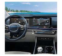 YUCHUJCGSS Navigation Screen Protector For Kia For Carnival For K5 2025 Car Tempered Glass GPS Navigation AND AC Air Conditioning TPU Protective Film LCD Screen Film