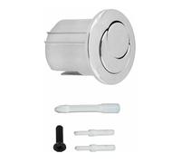 YUCKMZ Dual Flush Push Button Threaded Push Rods Short Body D2D Chrome Compatible With AH0001800R D2D Toilet Flush Push Button