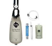 Yuclet Gravity Water Filtration System w/ 2 Gal Water Bag & 0.1 Micron Water Filter Straw, Gravity-Fed Water Purifier Survival Gear for Camping, Travel, Backpacking, Hiking & Emergency Preparedness