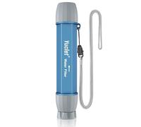 Yuclet Water Filter Straw for Drinking Survival, Personal Straws for Purifying Water, Water Purification Straw Water Purifier Survival for Hiking, Camping, Travel, and Emergency Preparedness, 1 Pack