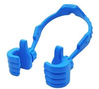 YuCool Thumb Up Lazy Phone Stand Gifts for Christmas, Adjustable Cell Phone Holder for Desk,Cellphone Holder Smartphone Stand Holder for Christmas Kids Men Women Wife-Blue