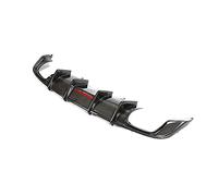 YUCSS Rear Bumper Diffuser Lip Spoiler for Audi A5 S-Line S5 Sedan 4 Door 2017-2020, Carbon Fibre with Fiberglass Coating, Black