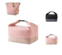 YUDANSI Insulated Lunch Bag for Men Women, Cooler Bag with Adjustable Shoulder Strap Carrying in 2 Ways-Shoulder or Handle, Polyester, Leakproof, for Daily Work Office School Picnic Camping, 8L-Pink