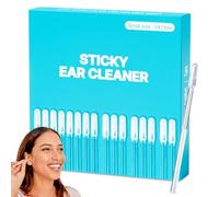 YUDANSI Reusable Ear Wax Removal, 24 PCS Self Sticky Ear Cleaner Earwax Removal Kit, Washable Wax Removal Tool Dry Ear Cleaning Kit, Professional Ear Wax Remover for Adults Kids Home Use Ear Pick