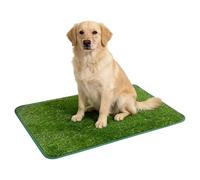 YUDAWN 60 x 90cm Dog Grass Pee Pad, Artificial Grass Rug Turf for Dogs Reusable Fake Grass Pee Pads Replacement Dog Toilet Grass for Dogs Potty Training Floor Protection Indoor and Outdoor