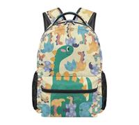 YUDINGFIN Dinosaur Backpack for Girls Backpack Elementary Bookbag Kawaii School Backpacks 1st Grade Schoolbag 7-8 Waterproof Bag with Adjustable Straps Birthday Gifts for Daughter