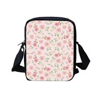 YUDINGFIN Flower Cross Body Bag Women Casual Shoulder Bag Water Resistant Sling Bags for Men, Big Capacity Messenger Bag with Adjustable Strap