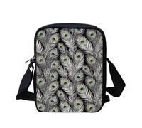 YUDINGFIN Peacock Cross Body Bag Women Casual Shoulder Bag Water Resistant Sling Bags for Men, Big Capacity Messenger Bag with Adjustable Strap