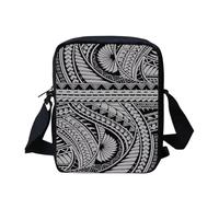 YUDINGFIN Polynesian Crossbody Bag Casual Shoulder Bag Durable Chest Sling Bag Women, Big Capacity Messenger Bags for Men, Gift for Family Friends