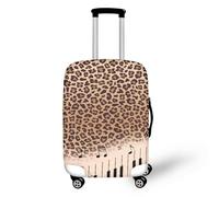 YUDINGFIN Polynesian Suitcase Cover, Tahiti Luggage Cover Suitable for Travel Against Scratches Dirt and Damage Elastic Dustproof Hand Wash Airport Stylish Blue Luggage Protector Fits to 18-32 Inch