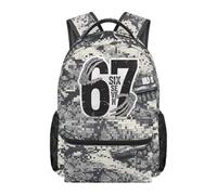 YUDINGFIN Six Seven Backpack for Boys Backpack Funny Bookbag Grade 3 Schoolbags Casual Rucksack Primary School Bag Waterproof Daypack Carrying Handle at the Top Birthday Gifts for Son
